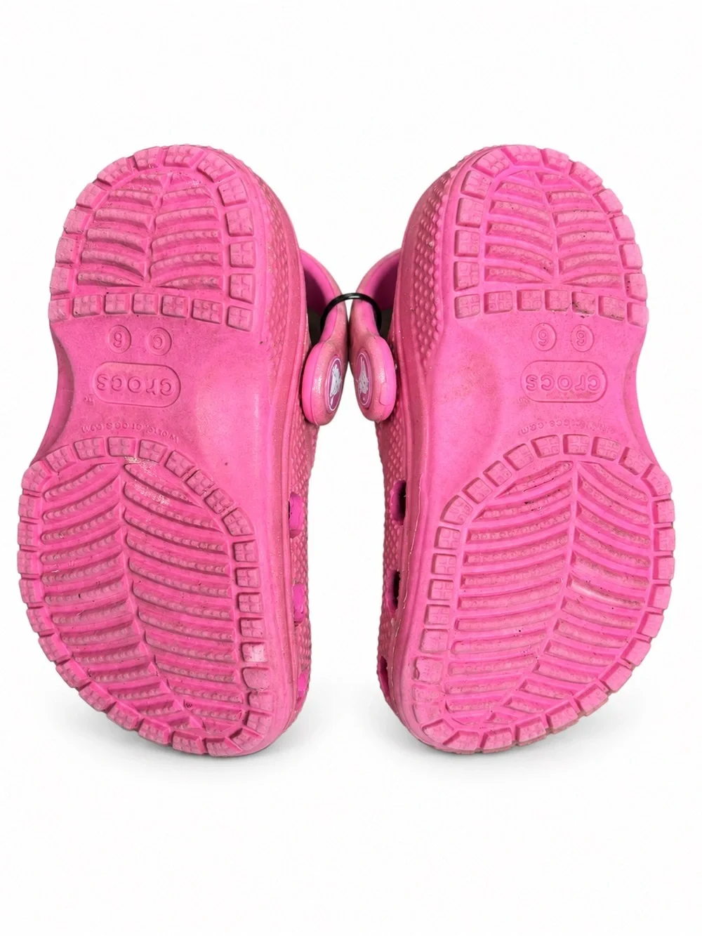 CROCS Kids Pink Crush Clog Sandals